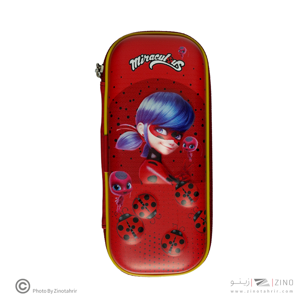 جامدادی هاردباکس تک زیپ کفشدوزک پرنسس فروزن لایت استارکد201 